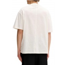 HUGO BOSS JERSEY NOHATIO T-SHIRT ΜΠΛΟΥΖΑ ΑΝΔΡΙΚΗ OFF WHITE