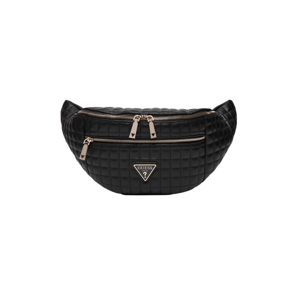 GUESS NADIRA BELT BAG ΤΣΑΝΤΑ ΓΥΝΑΙΚΕΙΑ BLACK