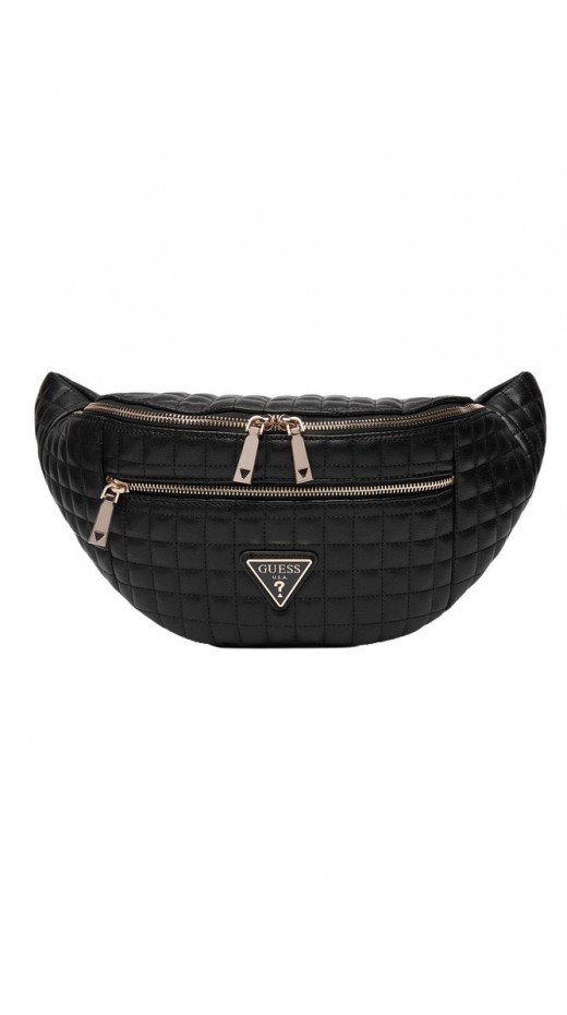 GUESS NADIRA BELT BAG ΤΣΑΝΤΑ ΓΥΝΑΙΚΕΙΑ BLACK