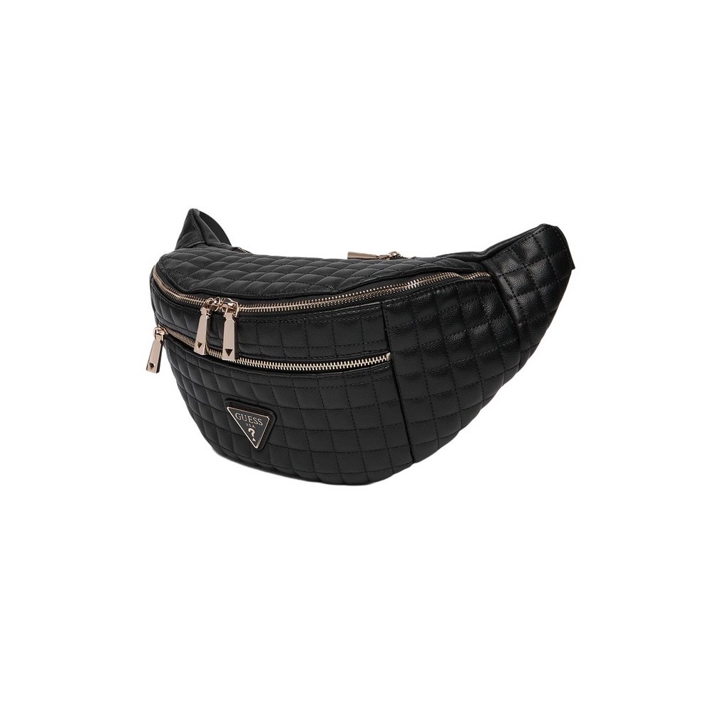 GUESS NADIRA BELT BAG ΤΣΑΝΤΑ ΓΥΝΑΙΚΕΙΑ BLACK