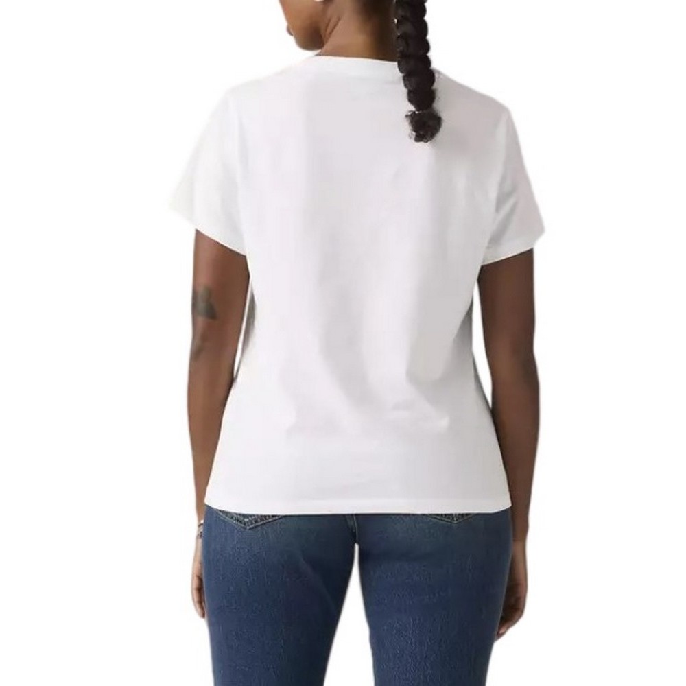LEVIS FAVORITE V-NECK T-SHIRT ΜΠΛΟΥΖΑ ΓΥΝΑΙΚΕΙΑ WHITE