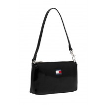 TOMMY JEANS MUST HANG WALLET ΠΟΡΤΟΦΟΛΙ ΓΥΝΑΙΚΕΙΟ BLACK