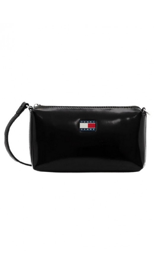 TOMMY JEANS MUST HANG WALLET ΠΟΡΤΟΦΟΛΙ ΓΥΝΑΙΚΕΙΟ BLACK