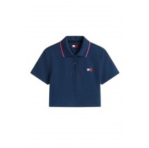 TOMMY JEANS CRP BADGE SS POLO T-SHIRT ΜΠΛΟΥΖΑ ΓΥΝΑΙΚΕΙΑ DARK NAVY