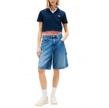 TOMMY JEANS CRP BADGE SS POLO T-SHIRT ΜΠΛΟΥΖΑ ΓΥΝΑΙΚΕΙΑ DARK NAVY