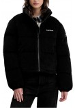 GUESS JEANS CROPPED PUFFER ΜΠΟΥΦΑΝ ΓΥΝΑΙΚΕΙΟ BLACK
