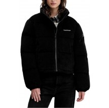GUESS JEANS CROPPED PUFFER ΜΠΟΥΦΑΝ ΓΥΝΑΙΚΕΙΟ BLACK