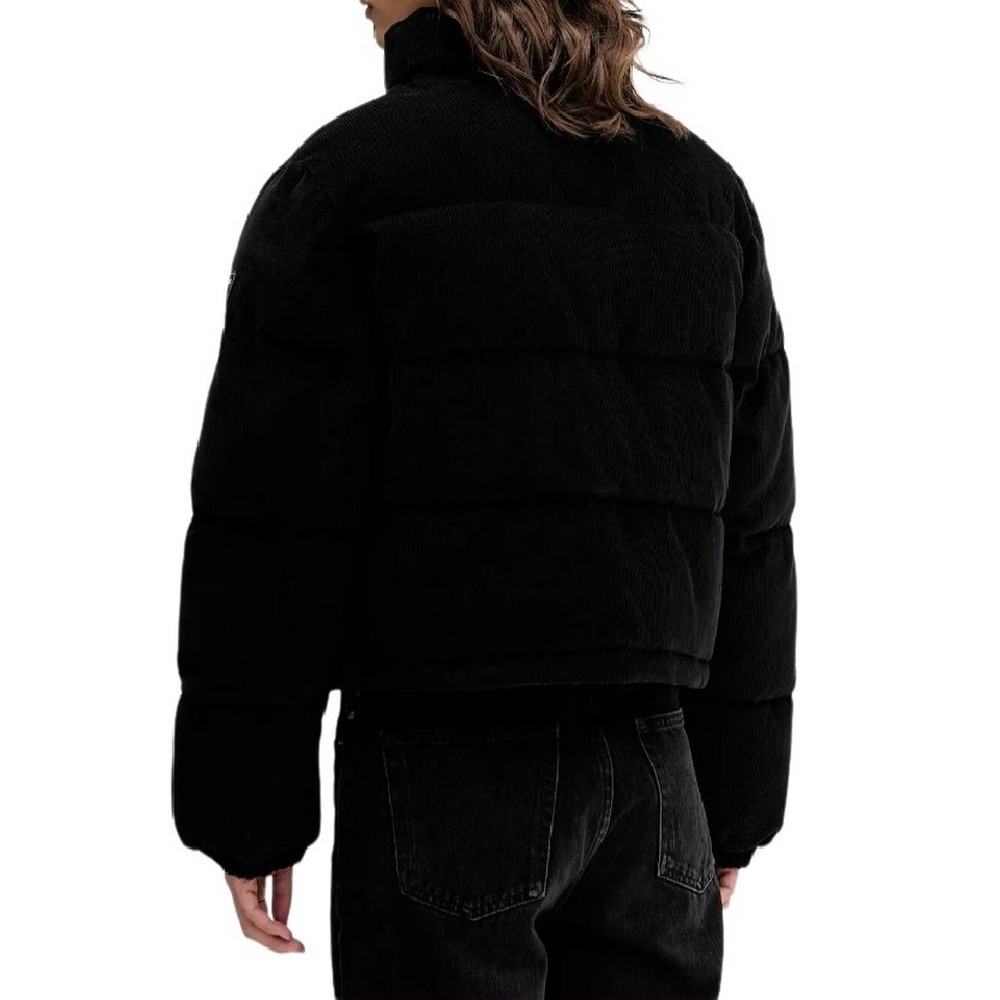GUESS JEANS CROPPED PUFFER ΜΠΟΥΦΑΝ ΓΥΝΑΙΚΕΙΟ BLACK