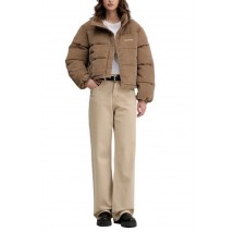 GUESS JEANS CROPPED PUFFER ΜΠΟΥΦΑΝ ΓΥΝΑΙΚΕΙΟ BROWN