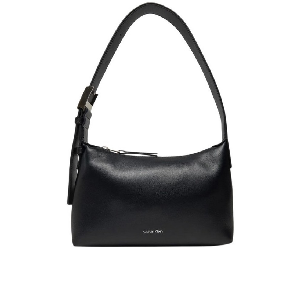 CALVIN KLEIN HARDWARE HANDLE MINI BAG ΤΣΑΝΤΑ ΓΥΝΑΙΚΕΙΑ BLACK
