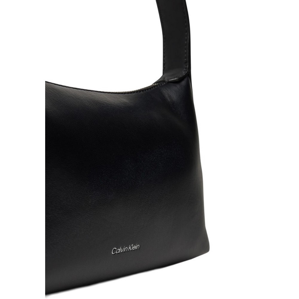 CALVIN KLEIN HARDWARE HANDLE MINI BAG ΤΣΑΝΤΑ ΓΥΝΑΙΚΕΙΑ BLACK