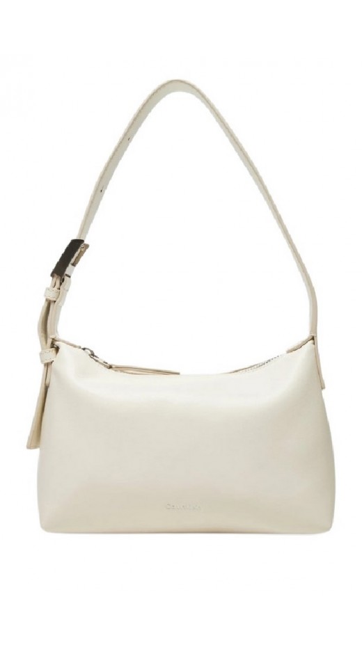 CALVIN KLEIN HARDWARE HANDLE MINI BAG ΤΣΑΝΤΑ ΓΥΝΑΙΚΕΙΑ WHITE