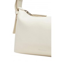CALVIN KLEIN HARDWARE HANDLE MINI BAG ΤΣΑΝΤΑ ΓΥΝΑΙΚΕΙΑ WHITE
