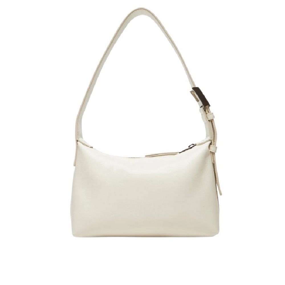 CALVIN KLEIN HARDWARE HANDLE MINI BAG ΤΣΑΝΤΑ ΓΥΝΑΙΚΕΙΑ WHITE