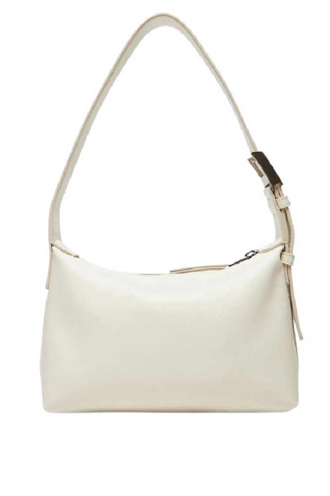 CALVIN KLEIN HARDWARE HANDLE MINI BAG ΤΣΑΝΤΑ ΓΥΝΑΙΚΕΙΑ WHITE