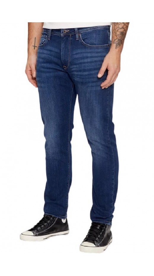 PEPE JEANS LONDON TAPERED JEANS ΠΑΝΤΕΛΟΝΙ ΑΝΔΡΙΚΟ BLUΕ DENIM