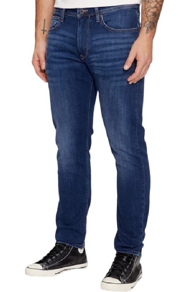 PEPE JEANS LONDON TAPERED JEANS ΠΑΝΤΕΛΟΝΙ ΑΝΔΡΙΚΟ BLUΕ DENIM