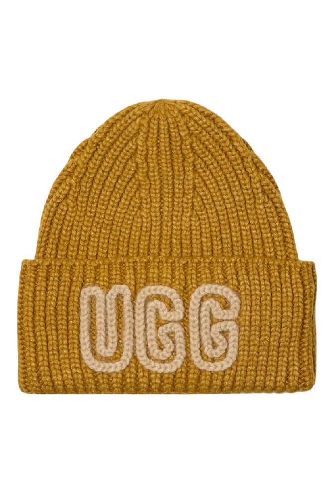 UGG CHUNKY CRAFTED RIB BEANIE 102345 ΣΚΟΥΦΟΣ ΓΥΝΑΙΚΕΙΟΣ OCHRE
