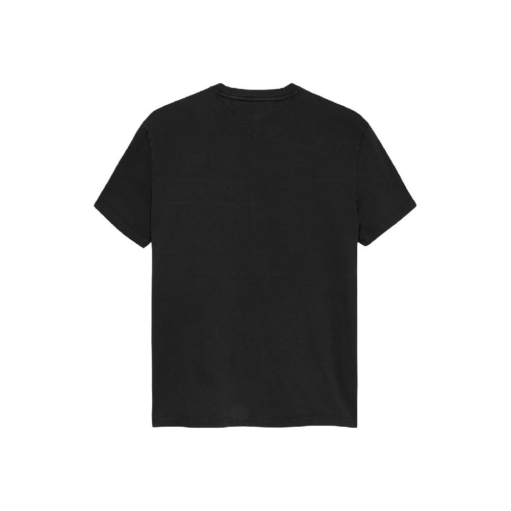 TOMMY JEANS REG TONAL FLAG TEE T-SHIRT ΜΠΛΟΥΖΑ ΑΝΔΡΙΚΗ BLACK