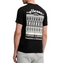 ELLESSE TEES SHORTS COURTSIDE CLUB TEE T-SHIRT ΜΠΛΟΥΖΑ ΑΝΔΡΙΚΗ BLACK