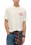 SUPERDRY D2 OVIN NEO TRAD TATTOO LOOSE TEE T-SHIRT ΜΠΛΟΥΖΑ ΑΝΔΡΙΚΗ WHITE