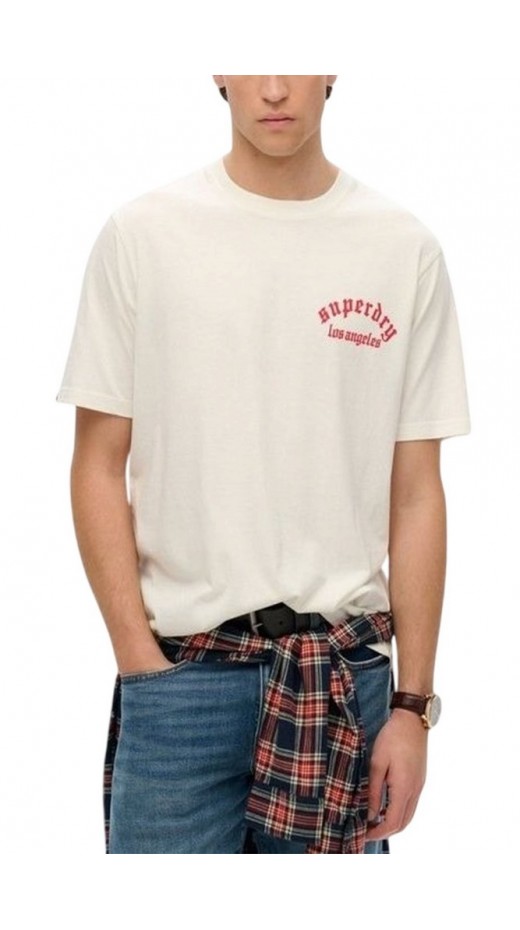 SUPERDRY D2 OVIN NEO TRAD TATTOO LOOSE TEE T-SHIRT ΜΠΛΟΥΖΑ ΑΝΔΡΙΚΗ WHITE