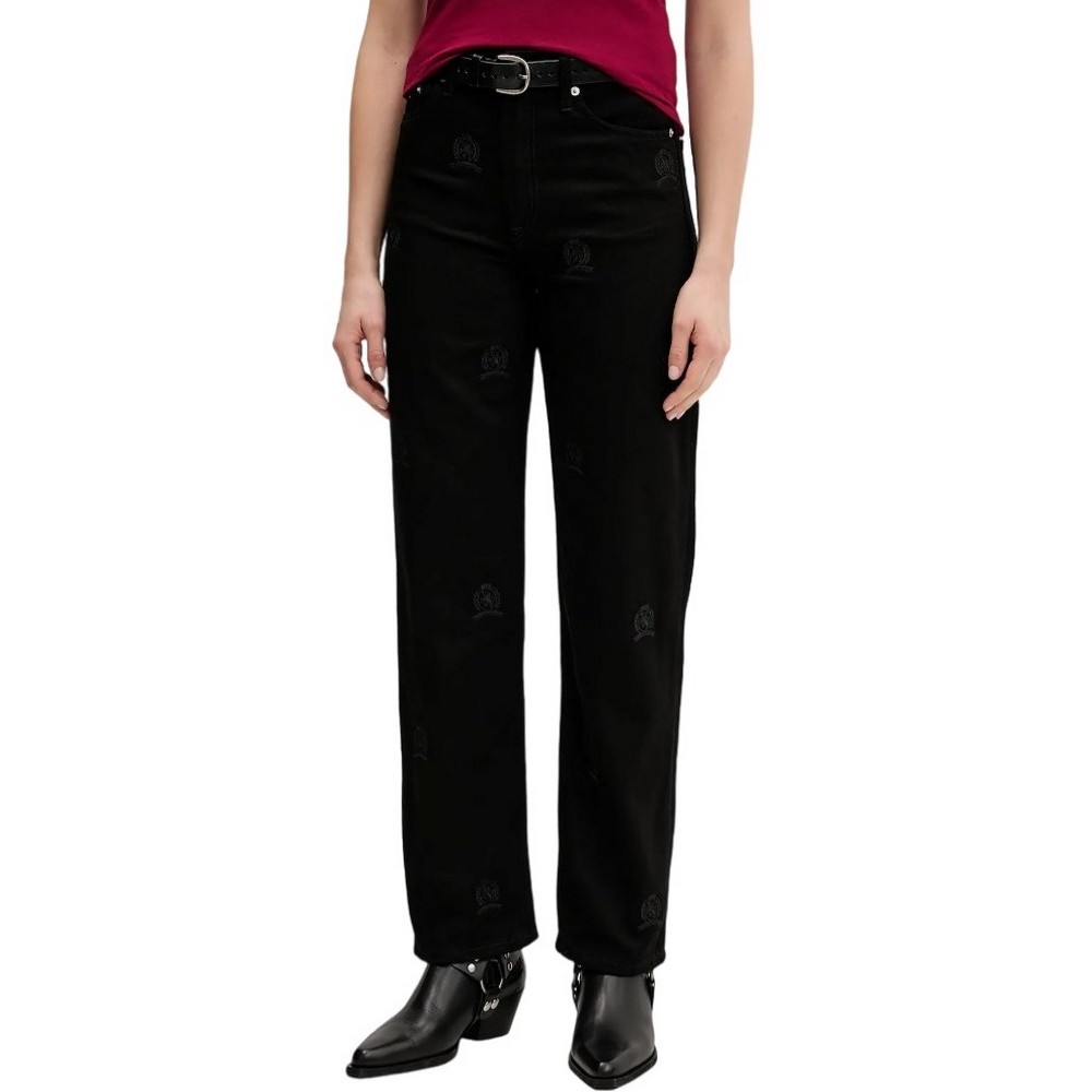 TOMMY JEANS LAYLA HR SLIM STR CR CBF EI6085 ΤΖΙΝ ΠΑΝΤΕΛΟΝΙ ΓΥΝΑΙΚΕΙΟ DENIM BLACK