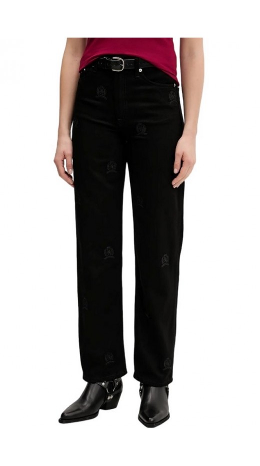 TOMMY JEANS LAYLA HR SLIM STR CR CBF EI6085 ΤΖΙΝ ΠΑΝΤΕΛΟΝΙ ΓΥΝΑΙΚΕΙΟ DENIM BLACK