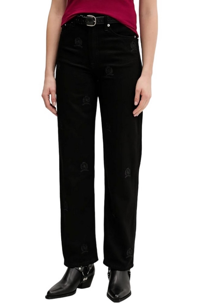 TOMMY JEANS LAYLA HR SLIM STR CR CBF EI6085 ΤΖΙΝ ΠΑΝΤΕΛΟΝΙ ΓΥΝΑΙΚΕΙΟ DENIM BLACK