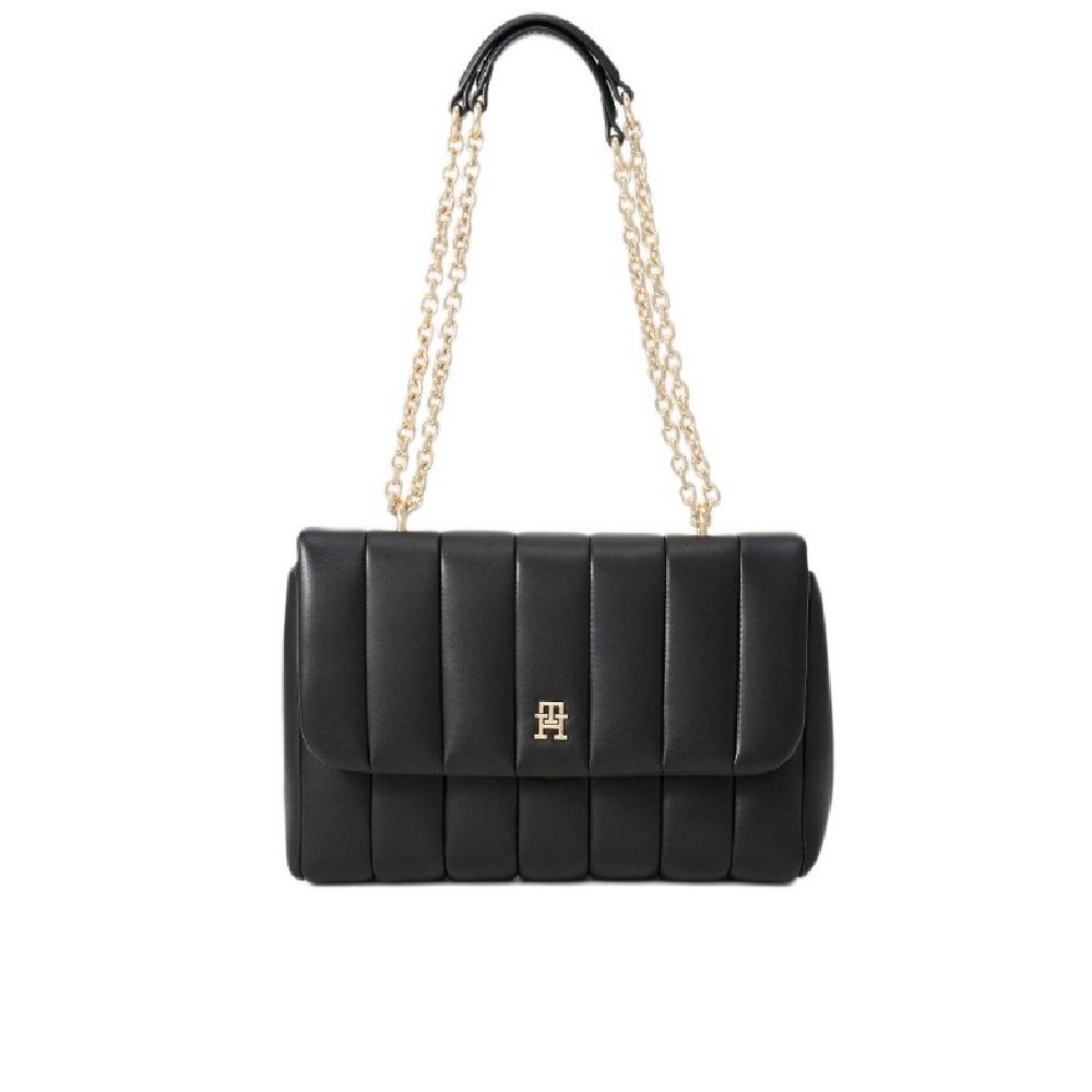 TOMMY HILFIGER GRACE MED CROSSOVER ΤΣΑΝΤΑ ΓΥΝΑΙΚΕΙΑ BLACK
