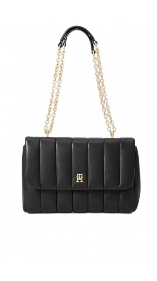 TOMMY HILFIGER GRACE MED CROSSOVER ΤΣΑΝΤΑ ΓΥΝΑΙΚΕΙΑ BLACK