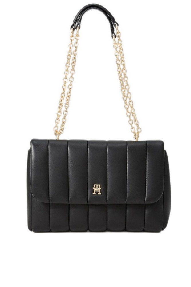 TOMMY HILFIGER GRACE MED CROSSOVER ΤΣΑΝΤΑ ΓΥΝΑΙΚΕΙΑ BLACK
