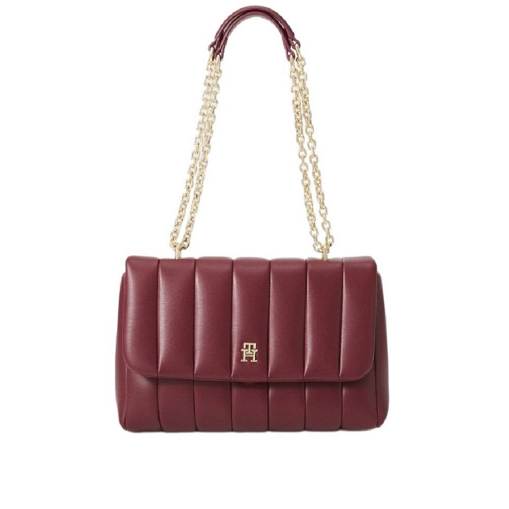 TOMMY HILFIGER GRACE MED CROSSOVER ΤΣΑΝΤΑ ΓΥΝΑΙΚΕΙΑ BORDEAUX