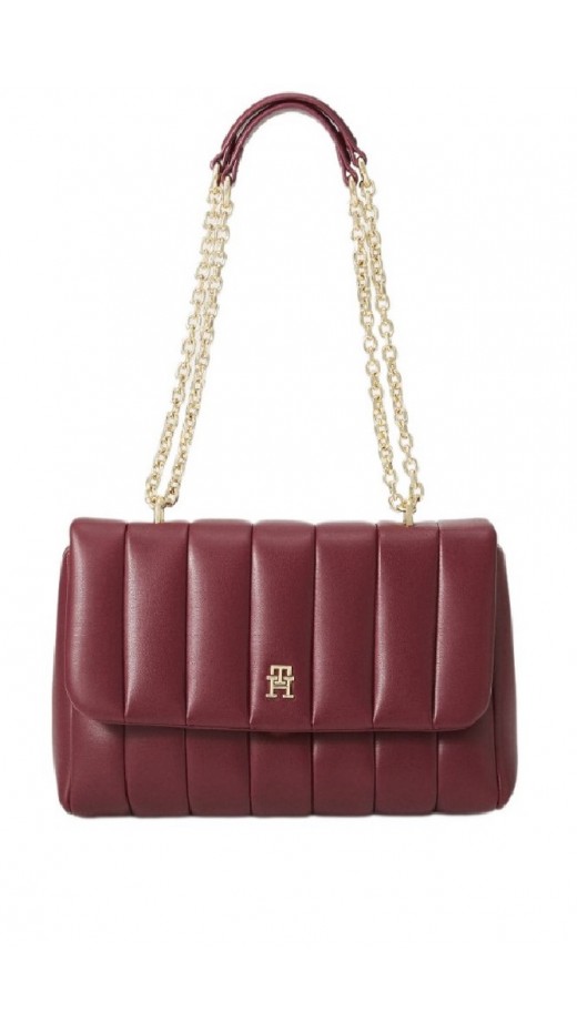 TOMMY HILFIGER GRACE MED CROSSOVER ΤΣΑΝΤΑ ΓΥΝΑΙΚΕΙΑ BORDEAUX