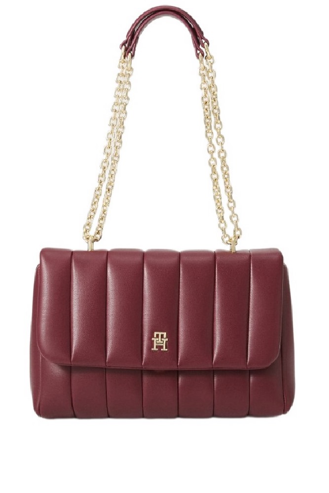 TOMMY HILFIGER GRACE MED CROSSOVER ΤΣΑΝΤΑ ΓΥΝΑΙΚΕΙΑ BORDEAUX
