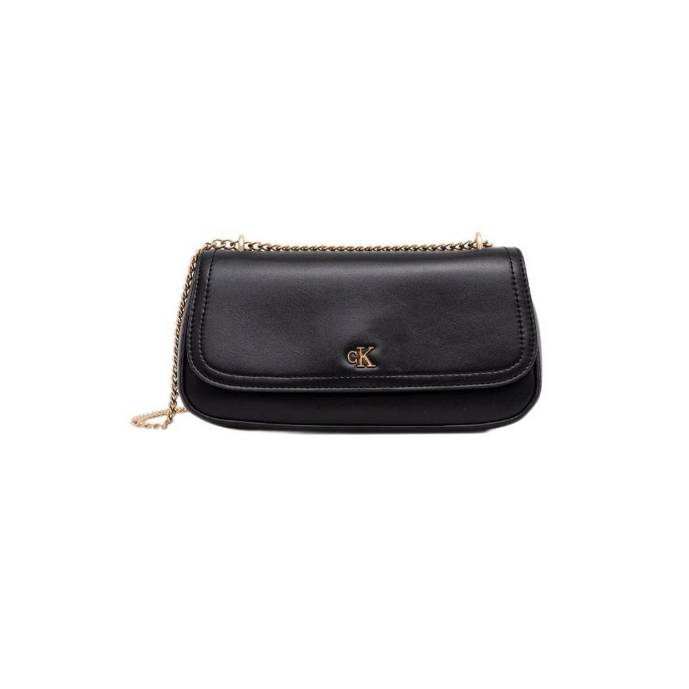 CALVIN KLEIN  CONVERTIBLE CHAIN SMALL BAG ΤΣΑΝΤΑ ΓΥΝΑΙΚΕΙΑ BLACK