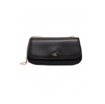 CALVIN KLEIN  CONVERTIBLE CHAIN SMALL BAG ΤΣΑΝΤΑ ΓΥΝΑΙΚΕΙΑ BLACK