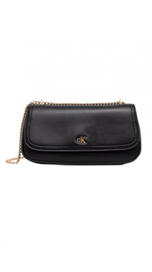CALVIN KLEIN  CONVERTIBLE CHAIN SMALL BAG ΤΣΑΝΤΑ ΓΥΝΑΙΚΕΙΑ BLACK