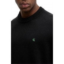 CALVIN KLEIN JEANS LS CTTN ESY FT CRWNK ΜΠΛΟΥΖΑ ΦΟΥΤΕΡ ΑΝΔΡΙΚΗ BLACK