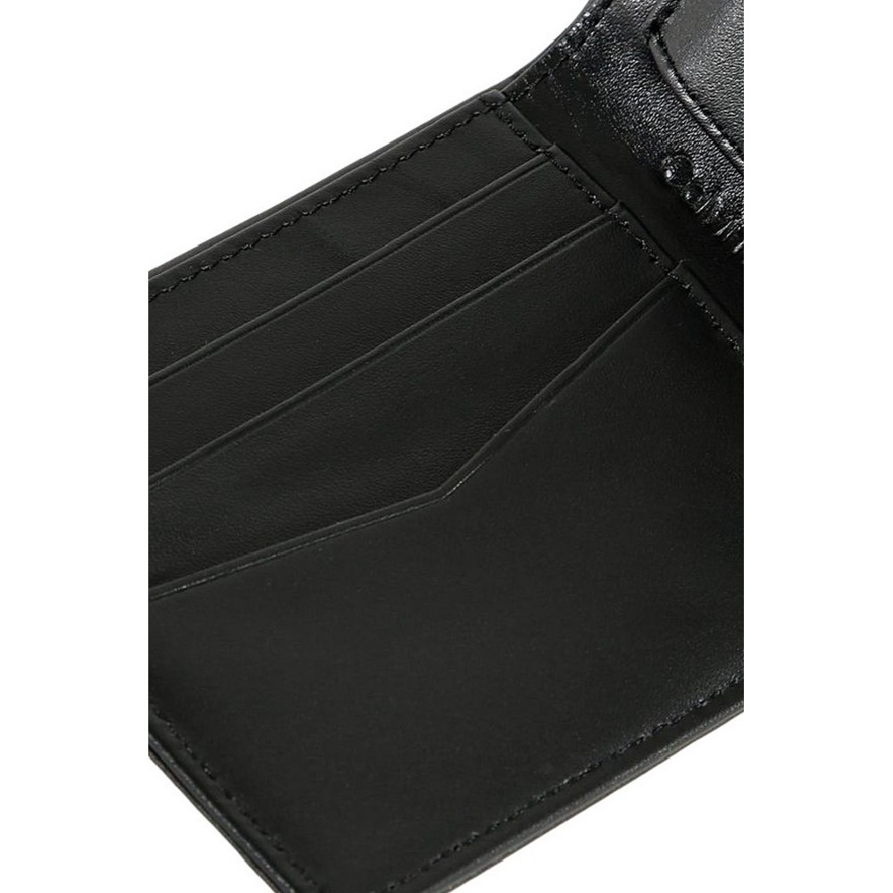 CALVIN KLEIN JEANS MONOGRAM SOFT BIFOLD W/COIN AOP ΠΟΡΤΟΦΟΛΙ ΑΝΔΡΙΚΟ BLACK