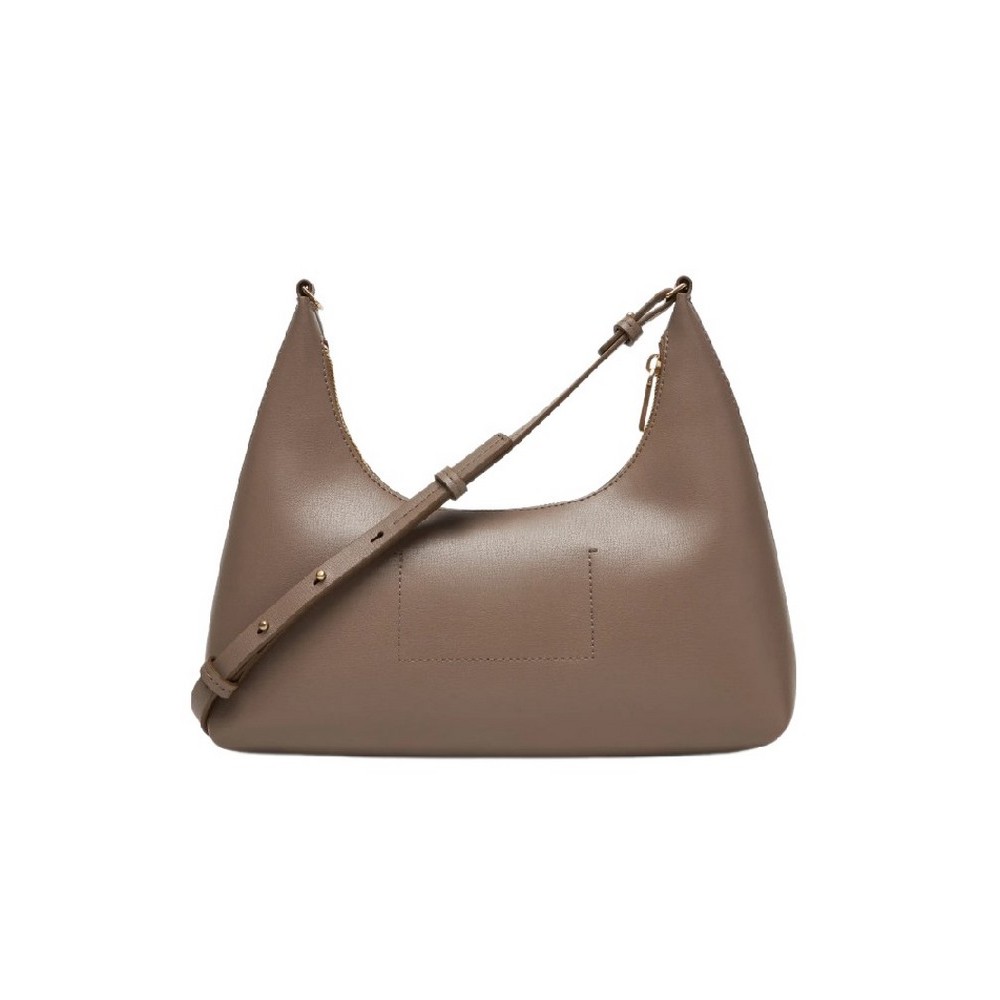 CALVIN  KLEIN FOIL LOGO SHOULDER BAG ΤΣΑΝΤΑ ΓΥΝΑΙΚΕΙΑ TAUPE