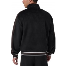 GUESS MILTON FULL ZIP SWEATSHIRT ΖΑΚΕΤΑ ΦΟΥΤΕΡ ΑΝΔΡΙΚΗ BLACK