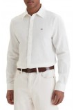 TOMMY JEANS REG LINEN BLEND SHIRT EXT ΠΟΥΚΑΜΙΣΟ ΑΝΔΡΙΚΟ ECRU