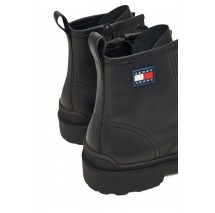 TOMMY JEANS LACE UP RUBBERIZED ΠΑΠΟΥΤΣΙ ΑΝΔΡΙΚΟ BLACK