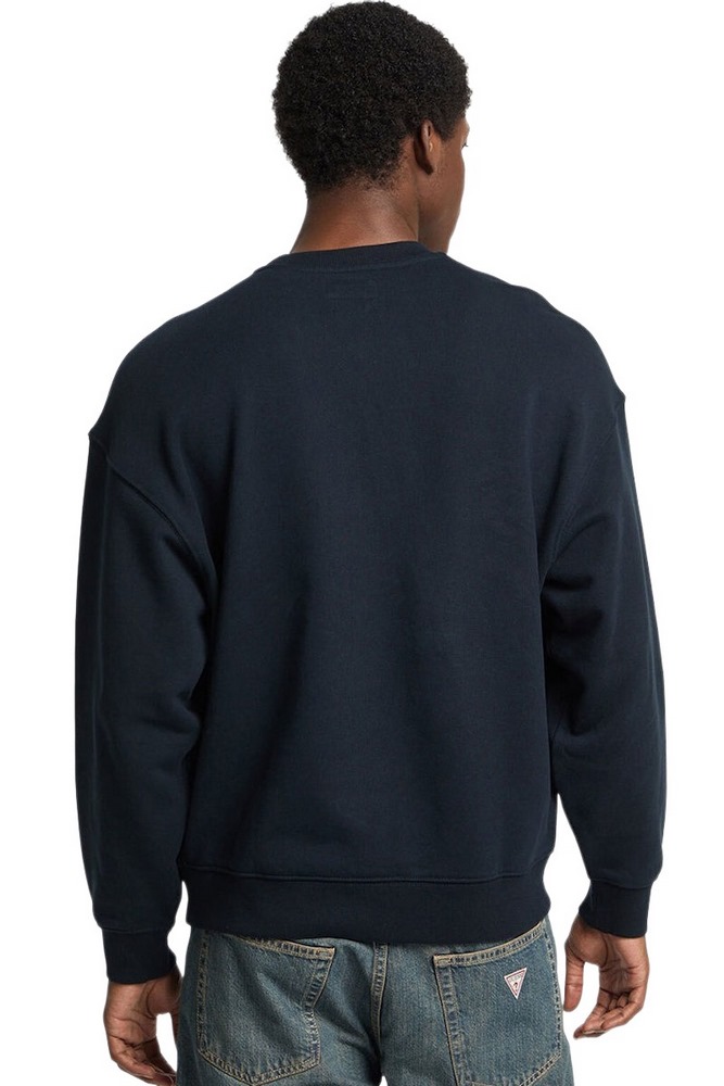 GUESS JEANS CN OS VINTAGE SWEAT ΜΠΛΟΥΖΑ ΦΟΥΤΕΡ ΑΝΔΡΙΚΗ DARK NAVY