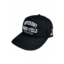 SUPERDRY D1 OVIN VINTAGE TRUCKER CAP ΚΑΠΕΛΟ ΑΝΔΡΙΚΟ BLACK