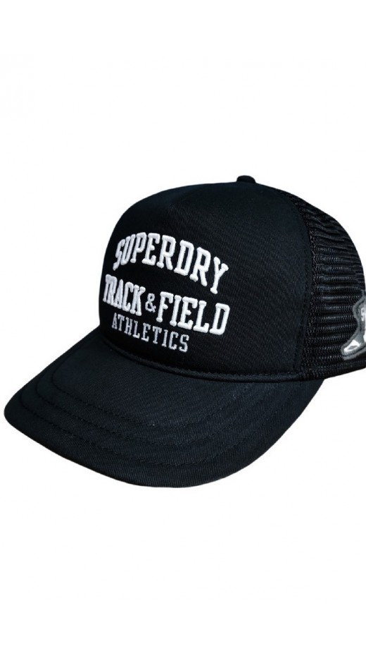 SUPERDRY D1 OVIN VINTAGE TRUCKER CAP ΚΑΠΕΛΟ ΓΥΝΑΙΚΕΙΟ BLACK
