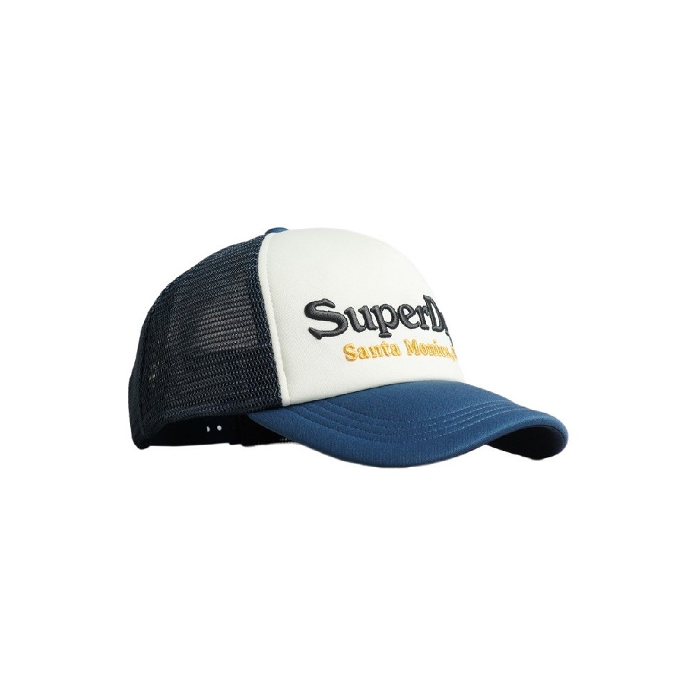 SUPERDRY D1 OVIN VINTAGE TRUCKER CAP ΚΑΠΕΛΟ ΑΝΔΡΙΚΟ BLUE