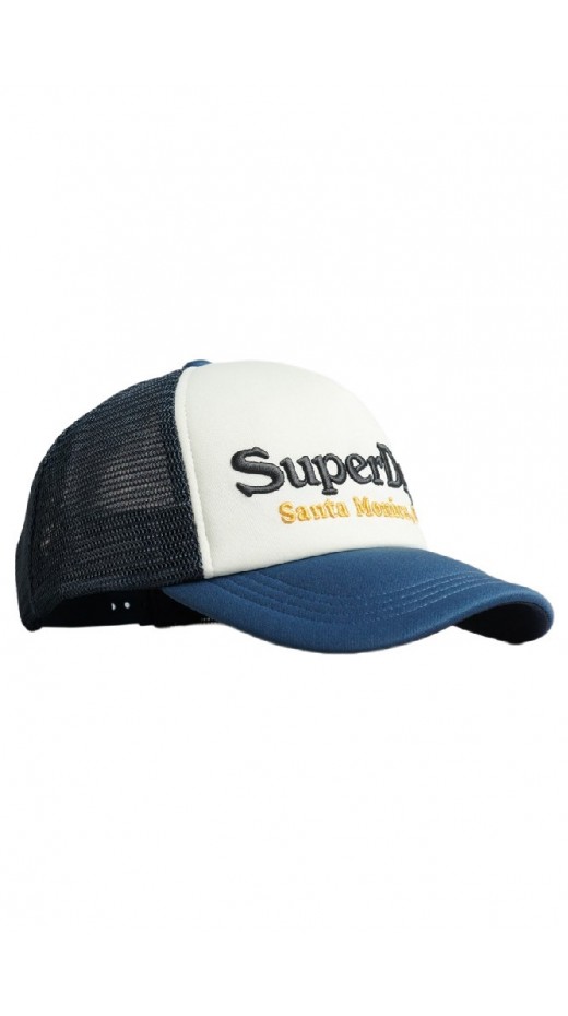 SUPERDRY D1 OVIN VINTAGE TRUCKER CAP ΚΑΠΕΛΟ ΓΥΝΑΙΚΕΙΟ BLUE