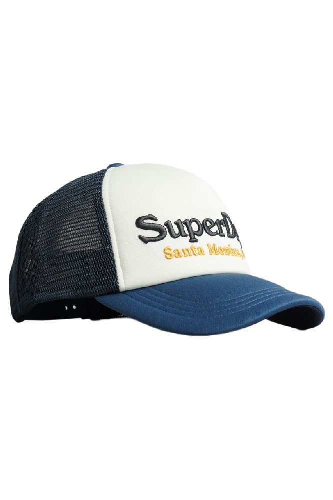 SUPERDRY D1 OVIN VINTAGE TRUCKER CAP ΚΑΠΕΛΟ ΑΝΔΡΙΚΟ BLUE